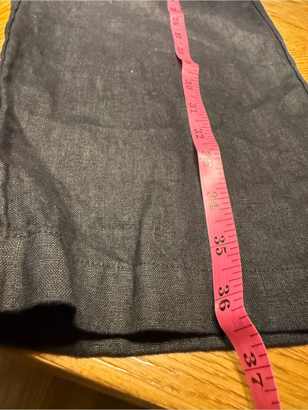 Quince European Linen Pants Wide Leg - Black- Medium- NWOT